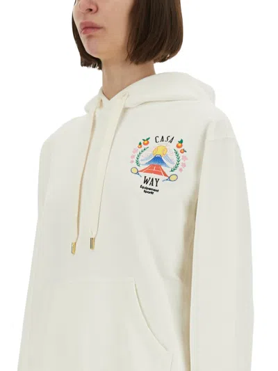 Casablanca Knitwear Hood Embroidered Detail