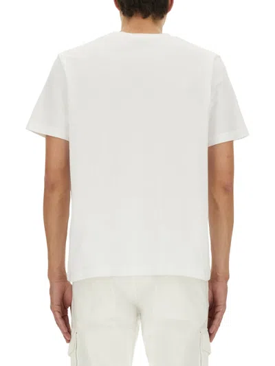Casablanca Cotton Crew Neck T-shirt With Graphic Print