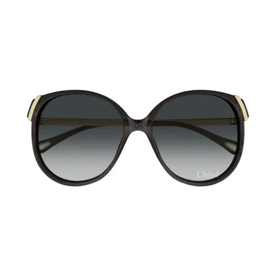 Chloé Oversize-frame Sunglasses In Black