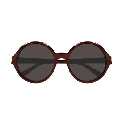 Chloé Round Frame Sunglasses In Brown