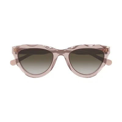 Chloé Eyewear Cat-eye Sunglasses In Pink