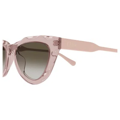 Chloé Eyewear Cat-eye Sunglasses In Pink