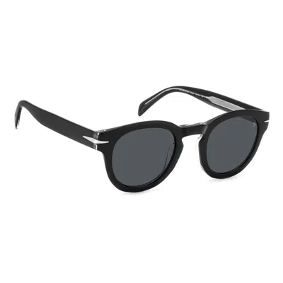 David Beckham Db 7041/s Flat 7c5(ir) In Black