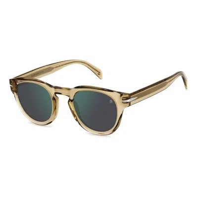 David Beckham Db 7041/s Flat Fmp(mt) In Gold