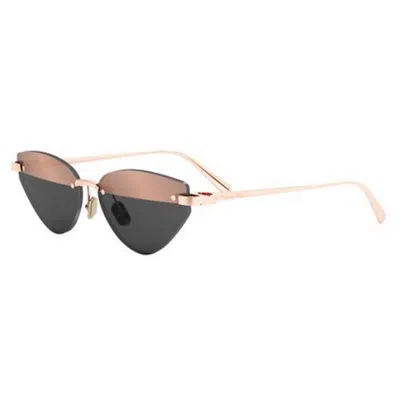 Dior C B5u E0a7 Oro Rosa Lucido Sunglasses In Gray