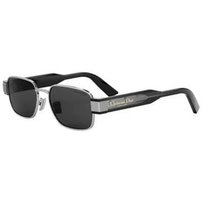 Dior Rectangle Sunglasses In Metallic