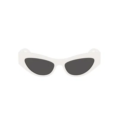 Dolce & Gabbana Cat-eye Sunglasses In White