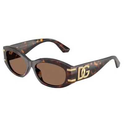 Dolce & Gabbana Dg4502 502/73 In Brown