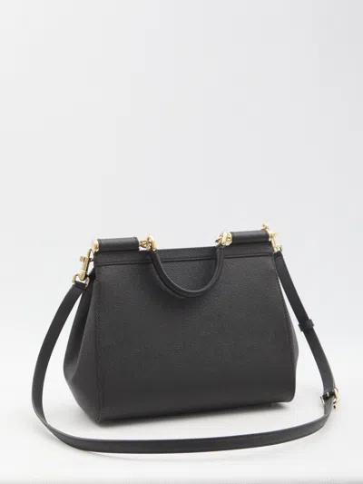 Dolce & Gabbana Sicily Grande Leather Handbag