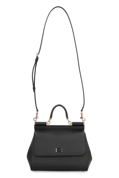 Dolce & Gabbana Sicily Grande Leather Handbag