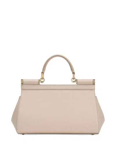 Dolce & Gabbana Medium Sicily Handbag In Orange