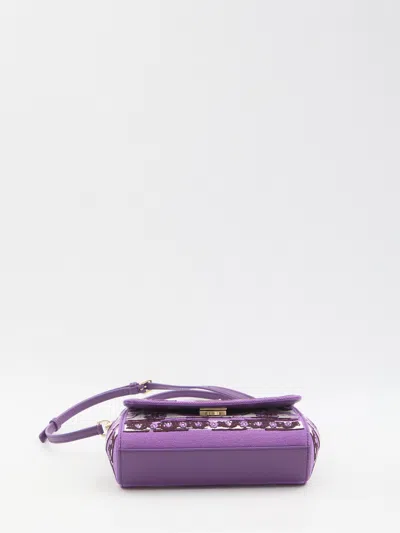 Dolce & Gabbana Multicolour Cotton Leather Shoulder Bags