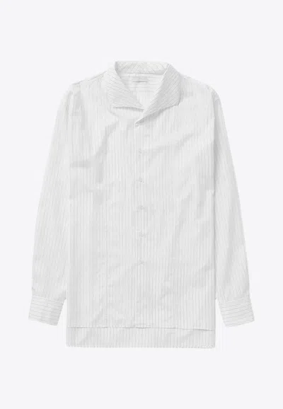 1989 Studio Striped Long Sleeves Shirt In White