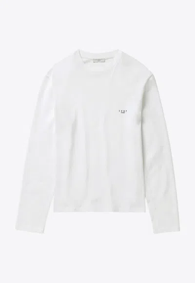 1989 Studio Long-sleeved T-shirt With Embroidered Logo In White