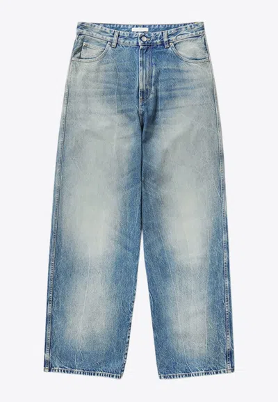 1989 Studio Chicago Faded Wide-leg Jeans