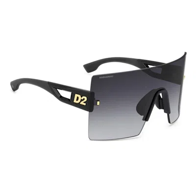 Dsquared2 Black Polyamide Inj-gril. Sunglasses