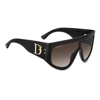 Dsquared2 Oversize-frame Sunglasses In Black