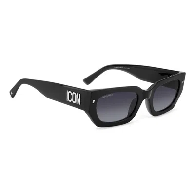 Dsquared2 Black Acetate Sunglasses In Black