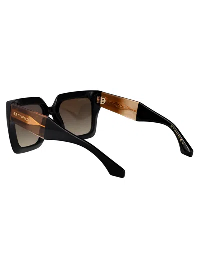 Etro Square-frame Sunglasses In Black