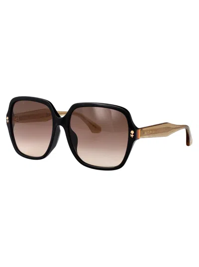 Etro Oversize-frame Sunglasses In Brown
