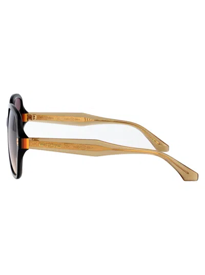 Etro Oversize-frame Sunglasses In Brown