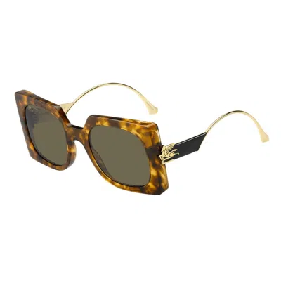 Etro Bold Pegaso Square-frame Sunglasses In Multi