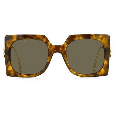 Etro Bold Pegaso Square-frame Sunglasses In Multi
