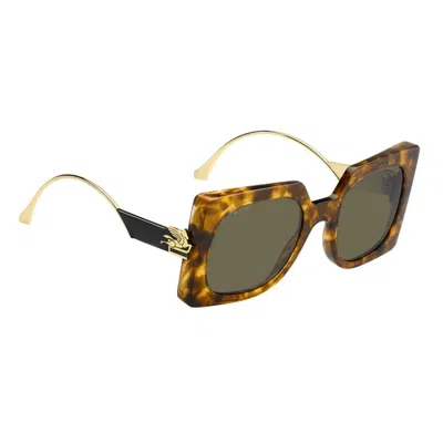 Etro Bold Pegaso Square-frame Sunglasses In Multi