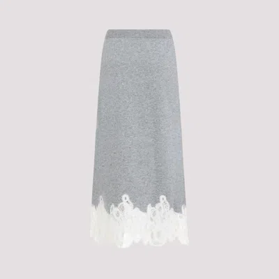 Fabiana Filippi Virgin Wool Midi Skirt