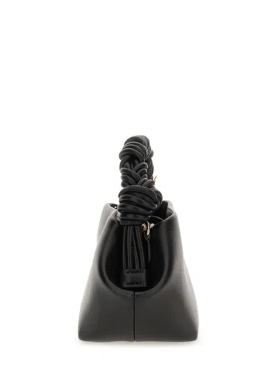 Ganni Black Recycled Leather Crossbody Bags