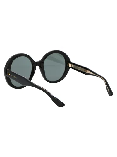 Gucci Round-frame Sunglasses In Black