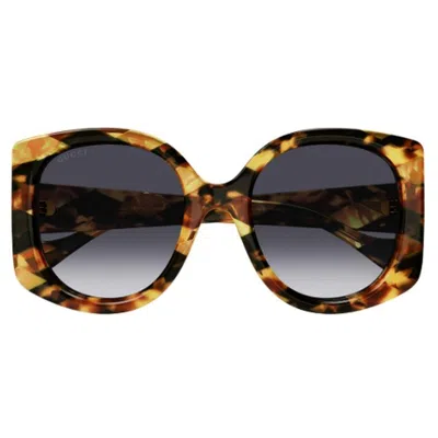 Gucci Blue Gradient Butterfly Ladies Sunglasses Gg1257s 004 53 In Brown