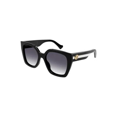 Gucci Unisex Gg1300s-004-55-19-145 Sunglasses In Black