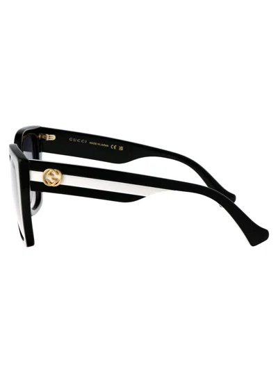 Gucci Unisex Gg1300s-004-55-19-145 Sunglasses In Black