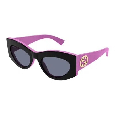 Gucci Grey Cat Eye Ladies Sunglasses Gg1843s 005 53 In Pink