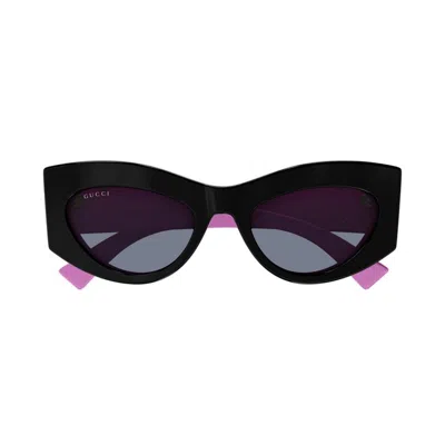 Gucci Grey Cat Eye Ladies Sunglasses Gg1843s 005 53 In Pink