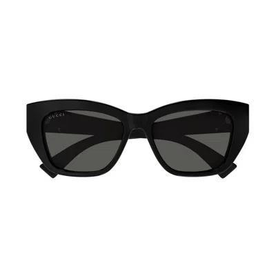 Gucci Grey Cat Eye Ladies Sunglasses Gg1844sa 001 55 In Black