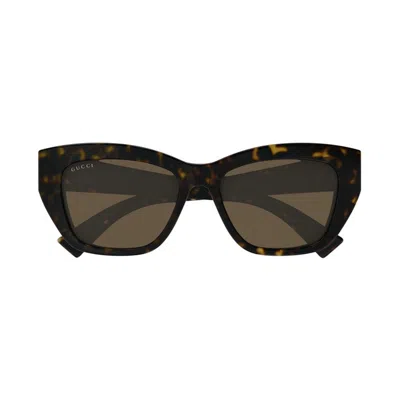 Gucci Gg1844sa002-havana-havana-brown In Black