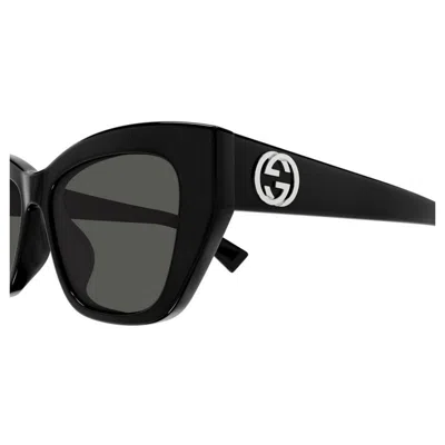 Gucci Grey Cat Eye Ladies Sunglasses Gg1844sa 001 55 In Black