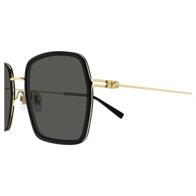 Gucci Square Frame Sunglasses Sunglasses In Black