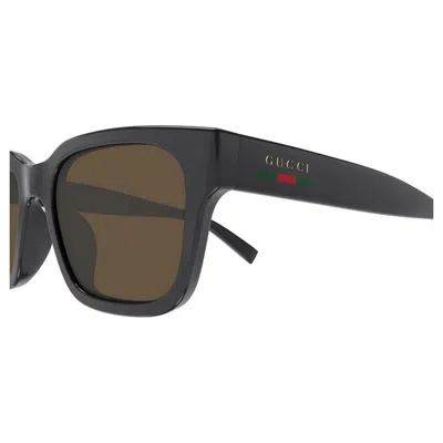Gucci Gg1857s Sunglasses Grey In Brown