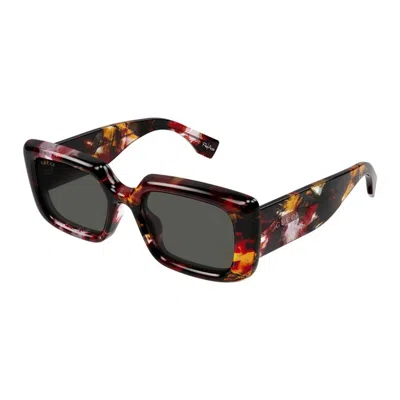 Gucci Grey Rectangular Ladies Sunglasses Gg1906s 001 53 In Multi