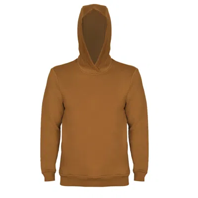 David Wej Brown Enzo Cotton Hoodie - Coffee