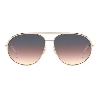 Isabel Marant 62mm Oversize Navigator Sunglasses In Gold