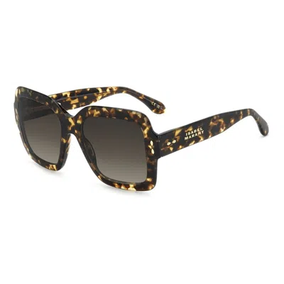 Isabel Marant Full Frame Sunglasses In Brown
