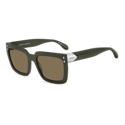 Isabel Marant Full Frame Sunglasses In Green