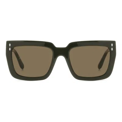 Isabel Marant Full Frame Sunglasses In Green