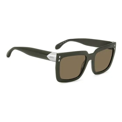 Isabel Marant Full Frame Sunglasses In Green