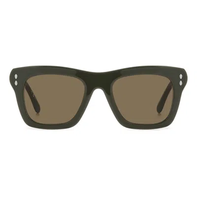 Isabel Marant Full Frame Sunglasses In Green