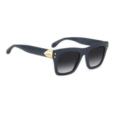 Isabel Marant 51mm Rectangular Sunglasses In Blue